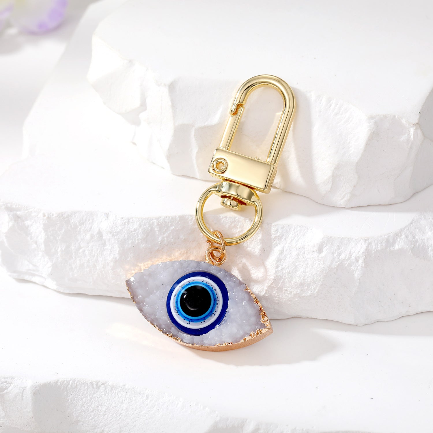 Wholesale Resin Devil Eye Keychain